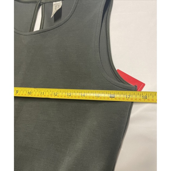 NWT Spanx Air Essential Sleeveless Wide Leg Jumpsuit Dark Palm Green Size S $148 - Picture 10 of 13